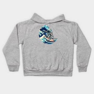 astronaut surfer Kids Hoodie